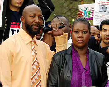 Trayvon Martin's parents, Tracy Martin and Sabrina Fulton, have called for the repeal of Florida's "stand your ground" law. (Photo by David Shankbone/Wikimedia Commons.)