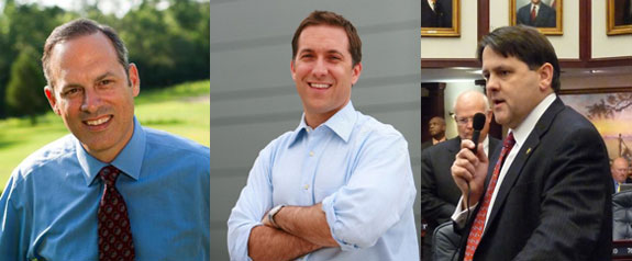 Florida politicians who received donations from alleged Allied Veterans leader Kelly Mathis include (from left) 