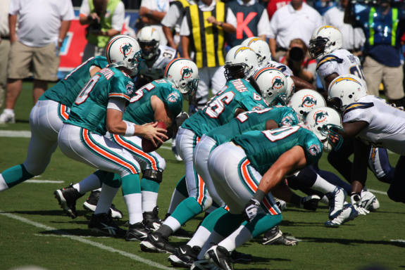 Broward County police gave special treatment to a Miami Dolphins football player after he beat his pregnant fiance in 2010. (Photo by Nathan Rupert via Creative Commons)