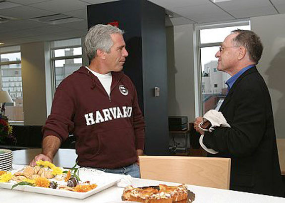 Epstein and Dershowitz (Photos: Corbis.)