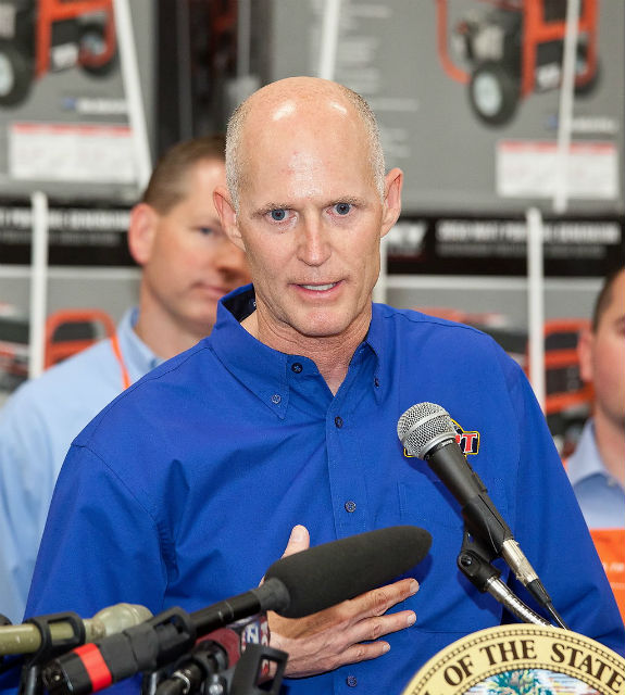 Rick Scott under fire for back pedaling on Florida Medicaid expansion. (Photo courtesy of Mr. X via Wiki Commons.