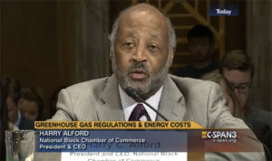 Harry C. Alford has testified before the U.S. Congress more than 16 times. (Photo: C-SPAN.)